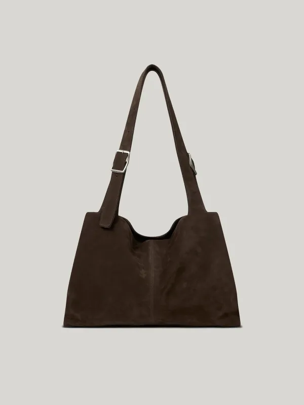 BRISE GRAND BAG (SUEDE BROWN)