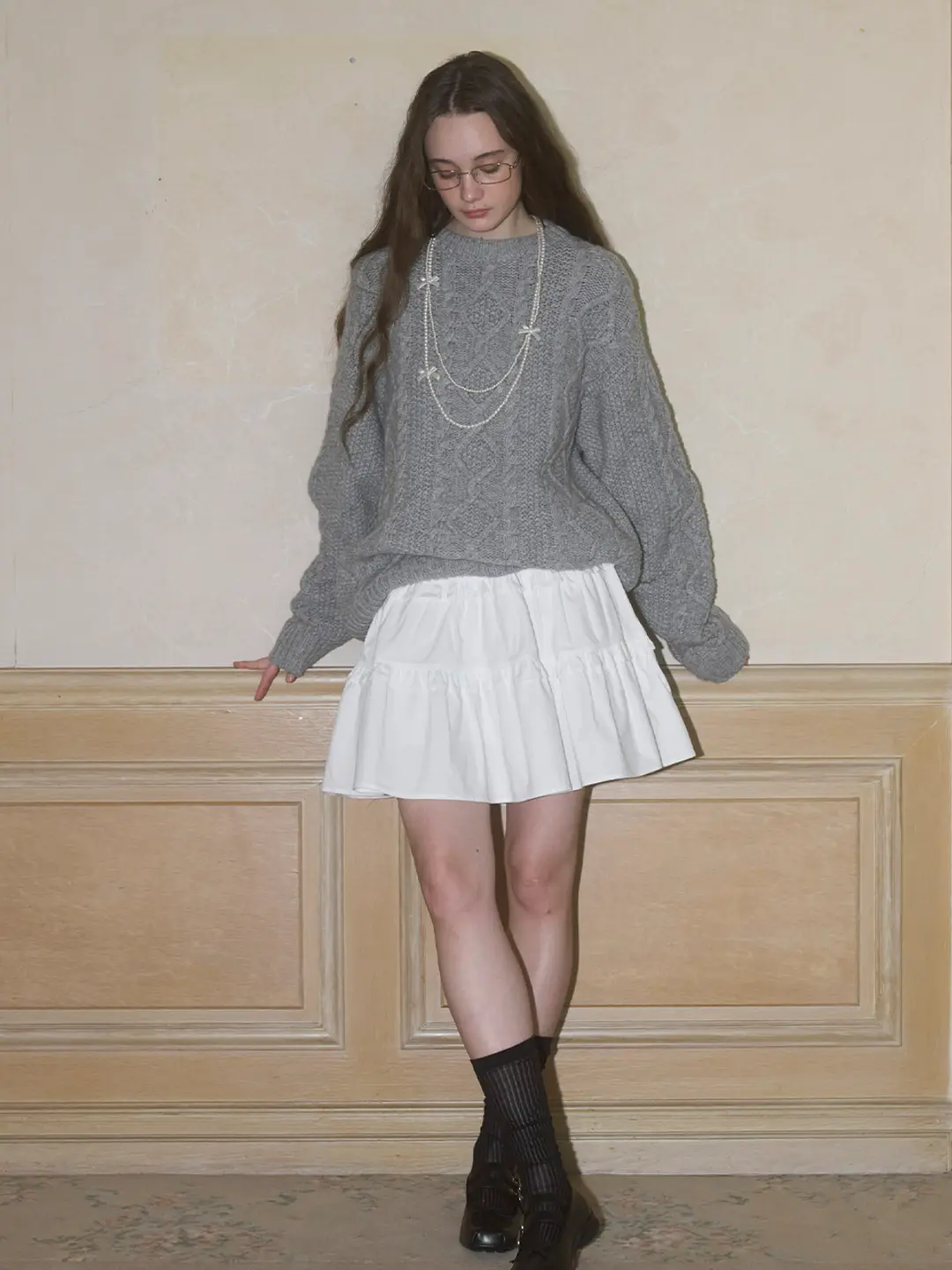 쏘이르 (2COLOR)FRILL CANCAN BANDING SKIRT 상품 이미지 1