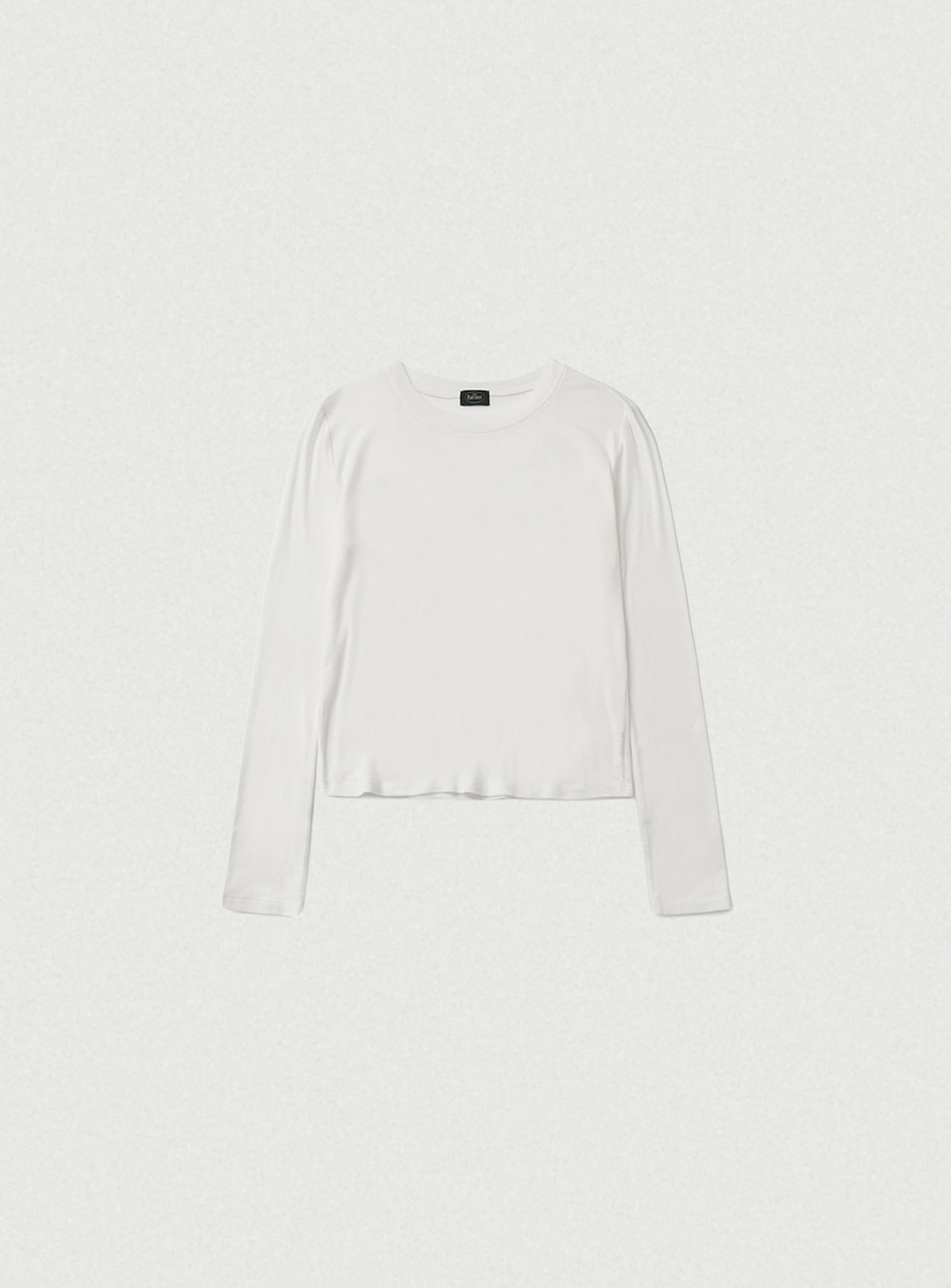 더바넷 Soft Slim Wool Tencel T-Shirt_Ivory 상품 이미지 1