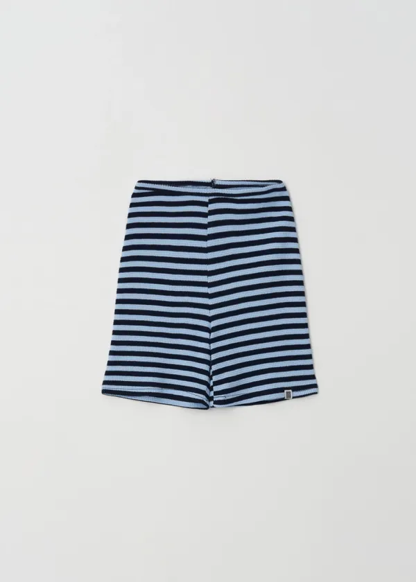 Short biker pants (stripe)