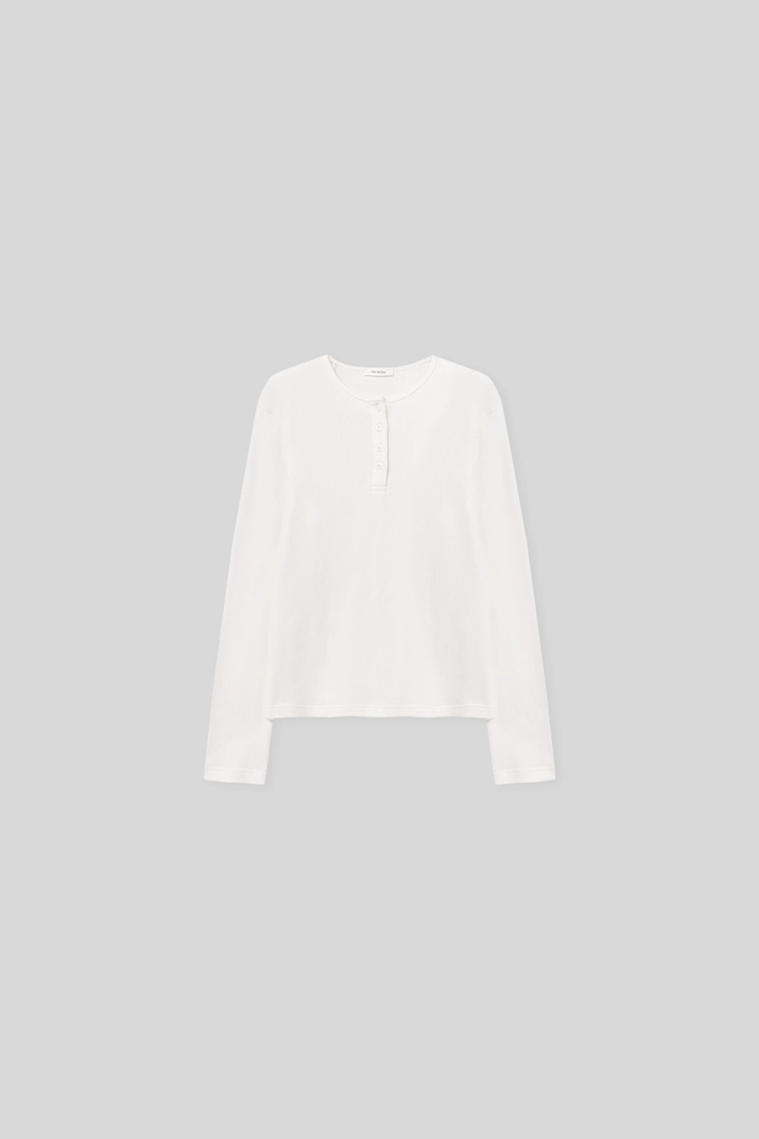 더미튼 Lounge button t-shirt (white) 상품 이미지 1