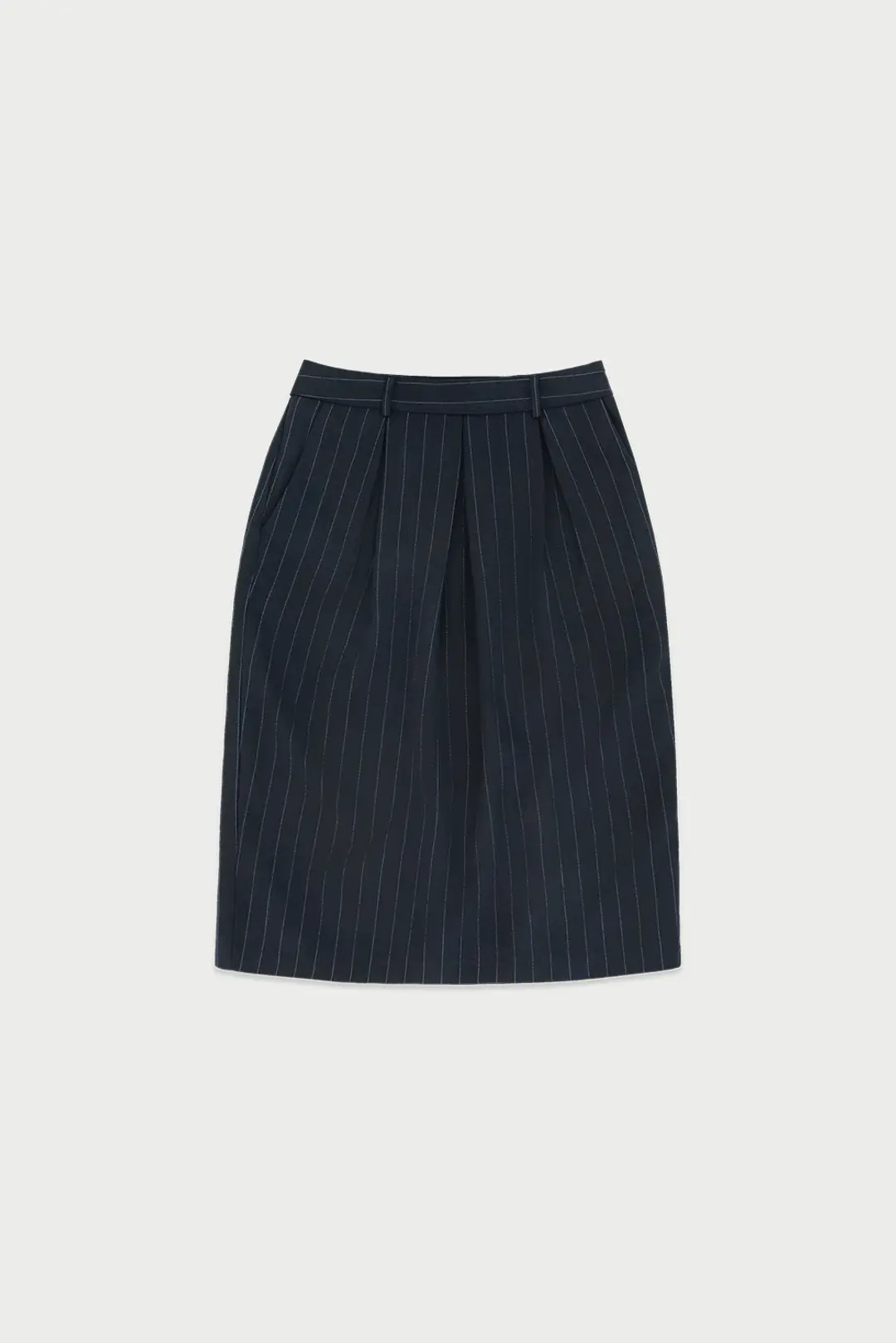 위드아웃썸머 Pumpkin stripe skirt_charcoal 상품 이미지 3