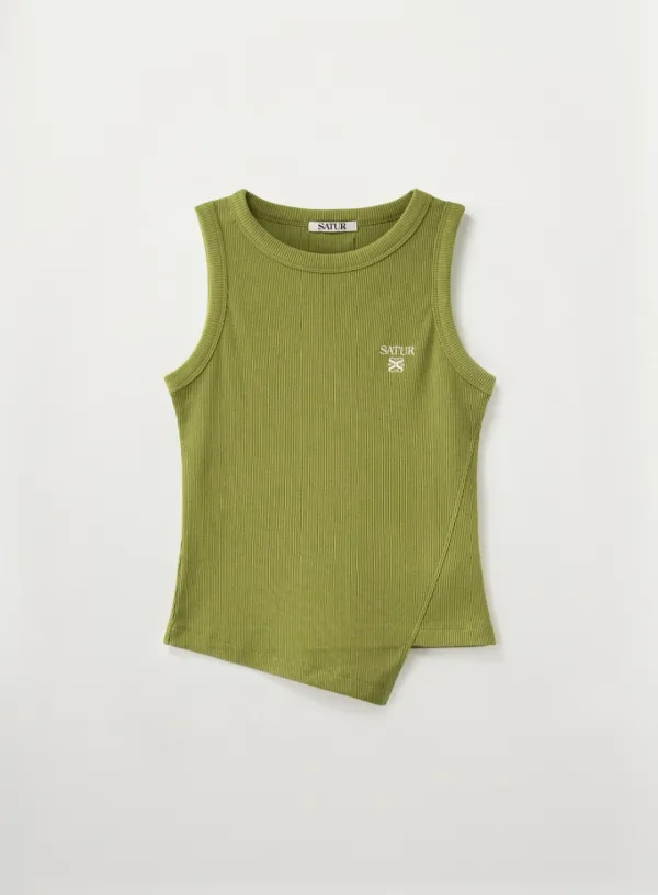 (W) Dublin Sleeveless - Olive Green