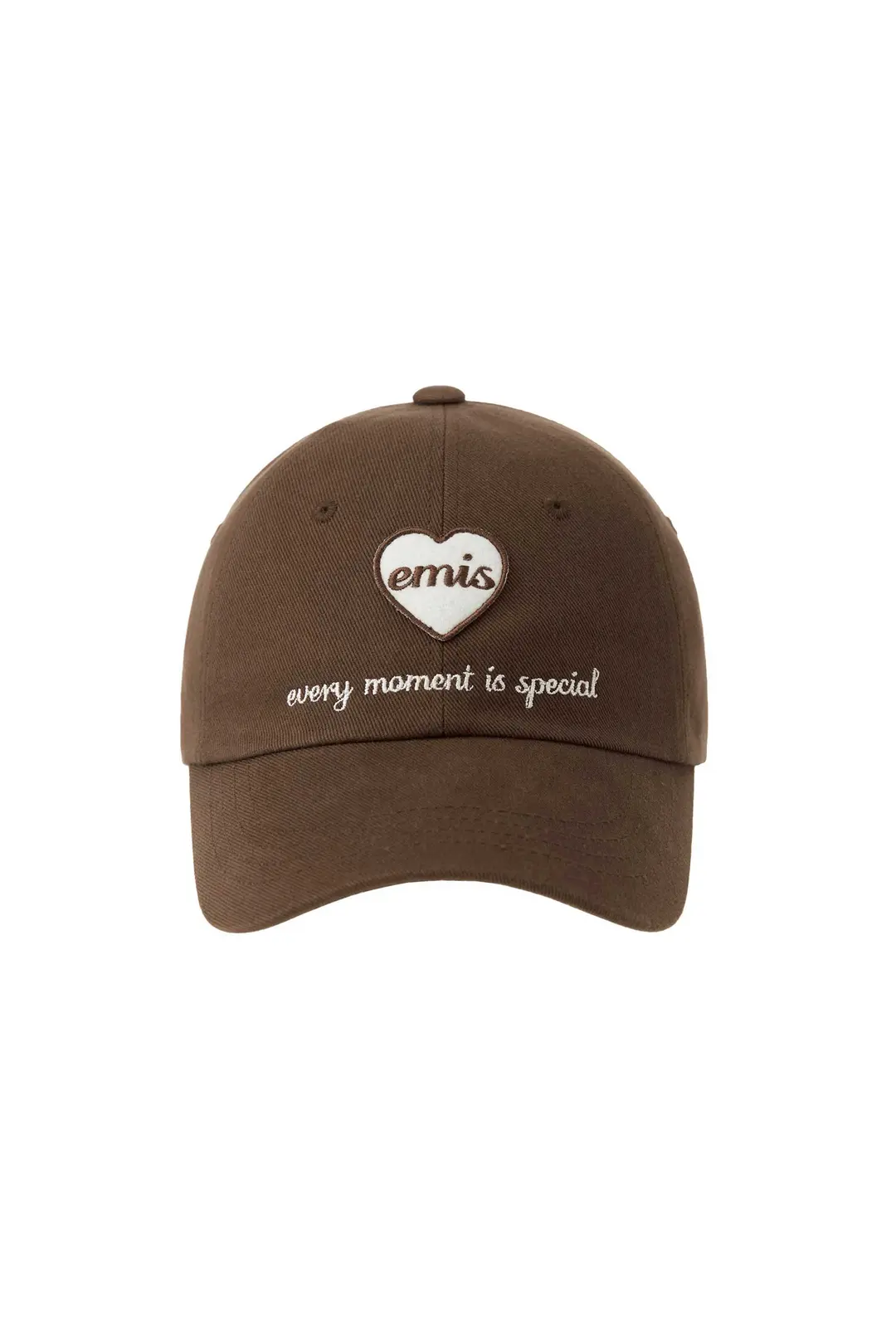 이미스 HEART WAPPEN BALL CAP-BROWN 상품 이미지 1