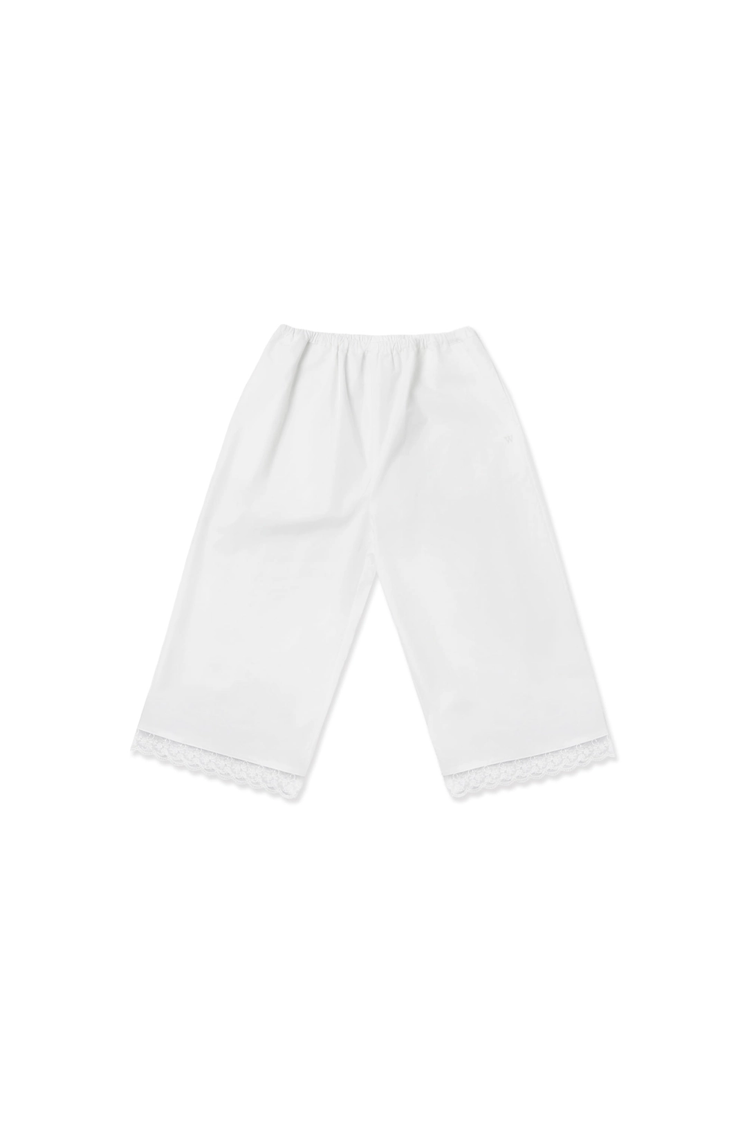 위드아웃썸머 Trim lace pants_ivory 상품 이미지 1