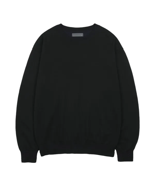 SCALE RIB KNIT [BLACK]