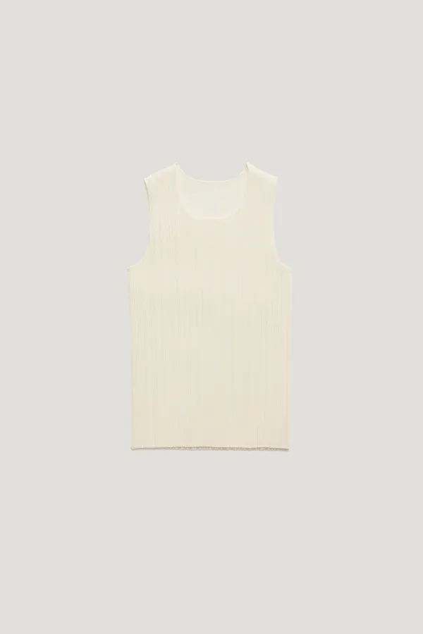 PLEATS SLEEVELESS_IVORY / ₩98,000