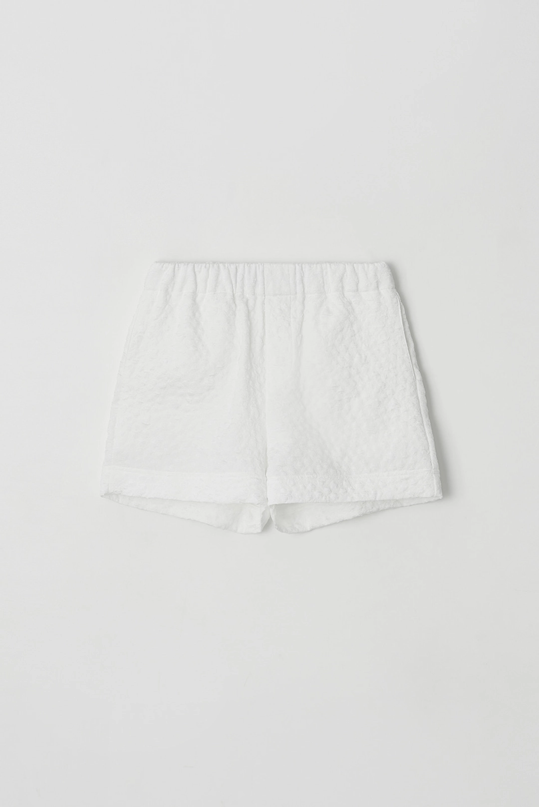 브렌다 브렌든 baker embo shorts - ivory 상품 이미지 1