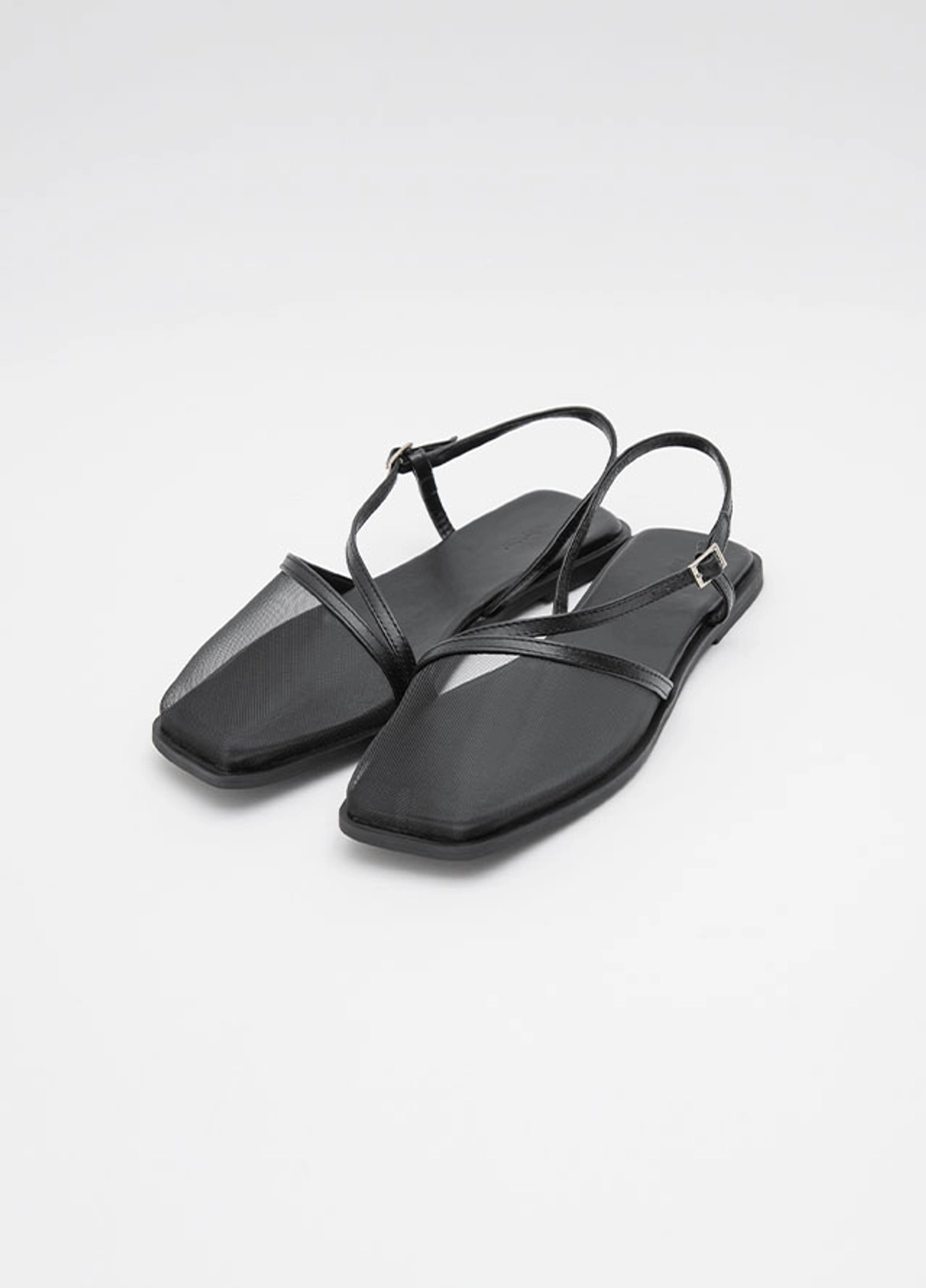 아뜰리에 나인 (SH-3459)LEATHER SEE THROUGH SLINGBACK SANDAL 상품 이미지 3