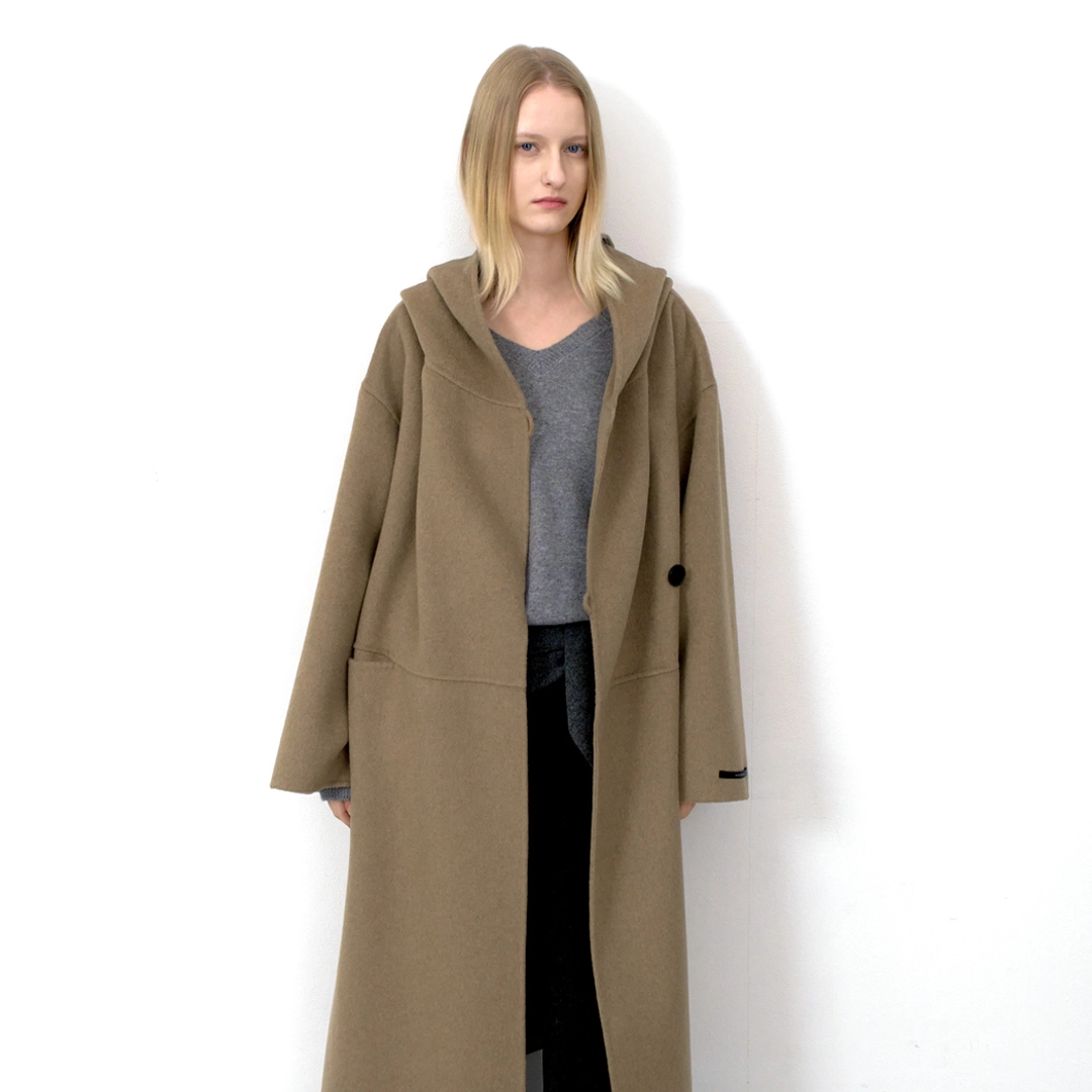 아뜰리에 나인 (CT-1456)ROMY HOOD HANDMADE COAT 상품 이미지 1