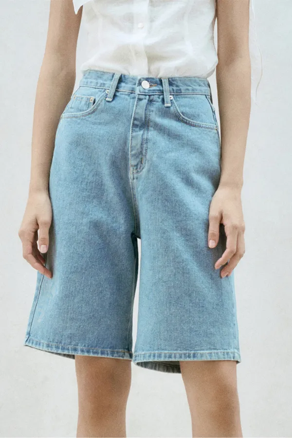 BERMUDA SHORTS WASHED BLUE