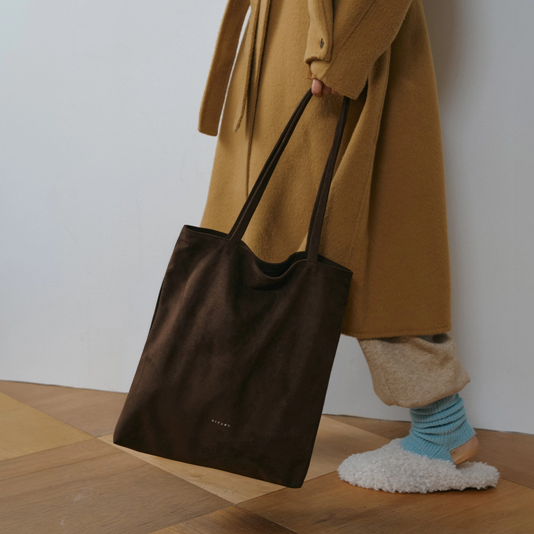 시야쥬 SIAC3146 Lento Suede Bag_Dark brown 상품 이미지 2