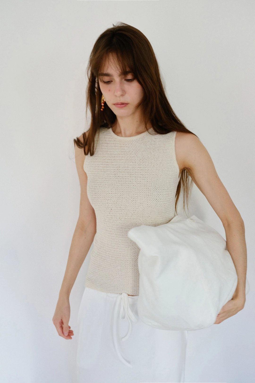 더릴 Melt Sleeveless Knit_Oat 상품 이미지 2