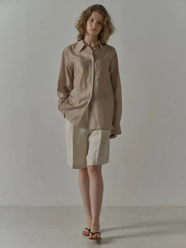 [7차 5/27예약배송] 소프트 브리즈 셔츠_beige