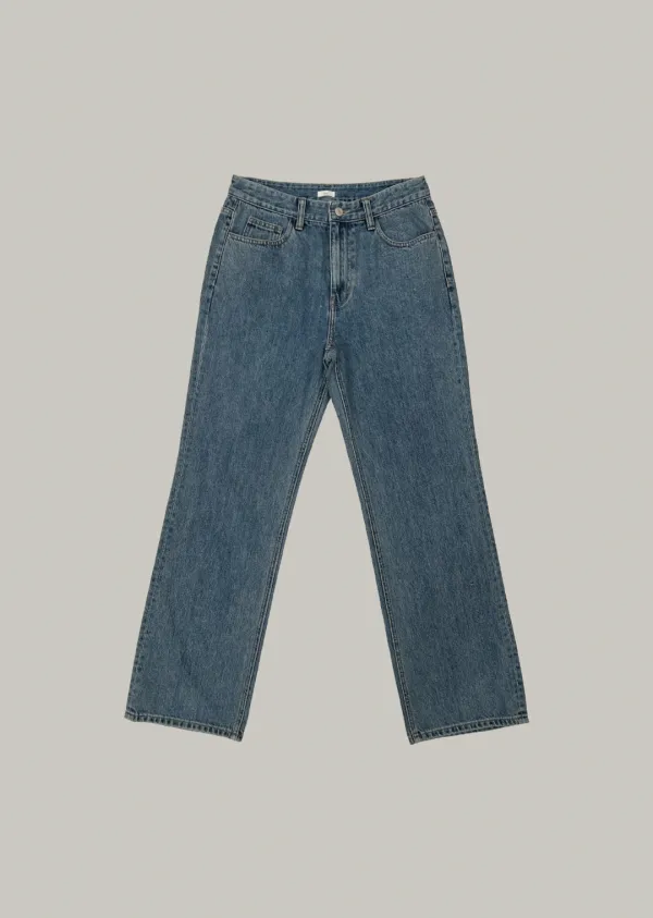 relaxed fit denim (blue)