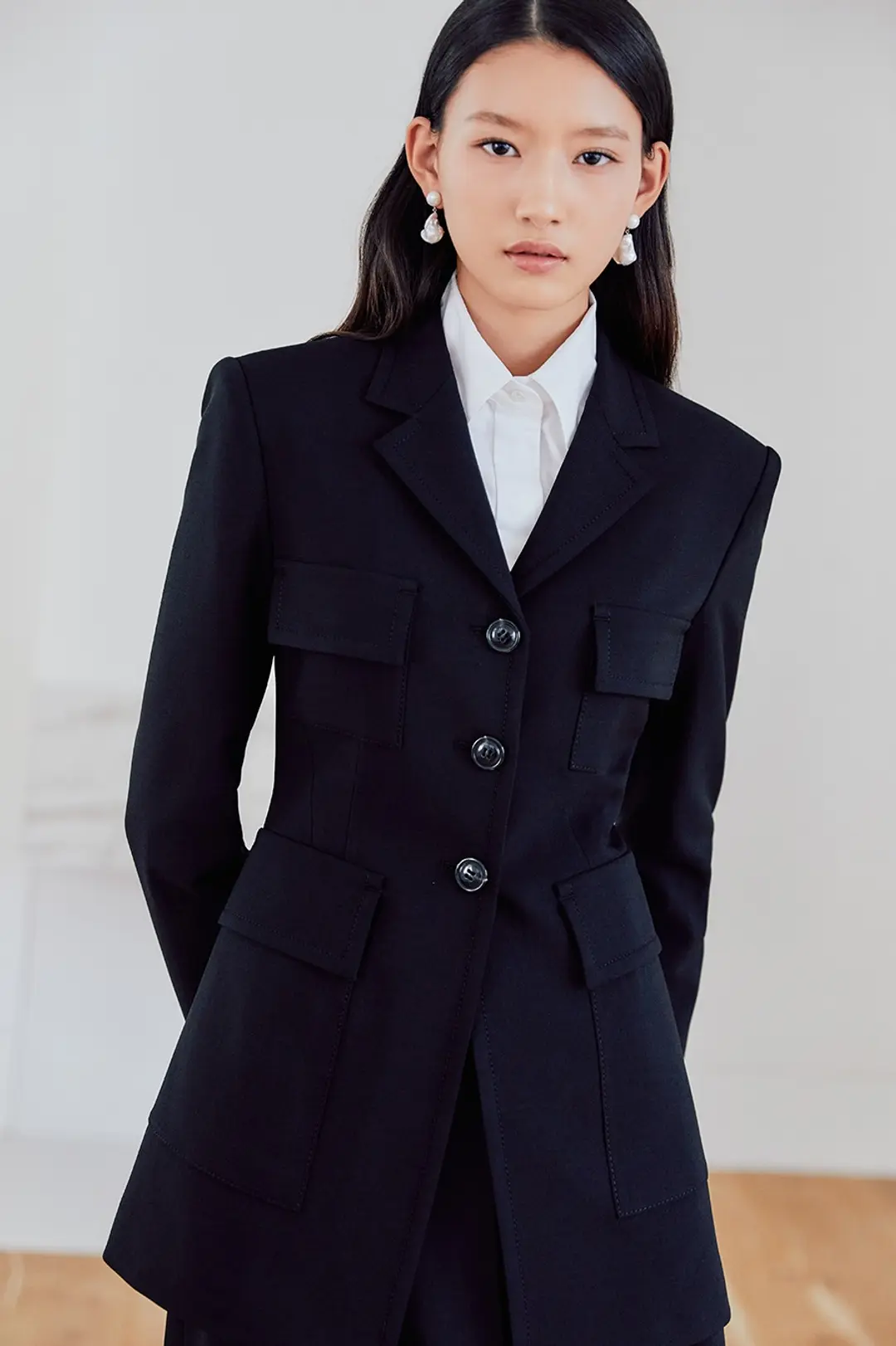 하나보 NO.25 JACKET - BLACK 상품 이미지 1