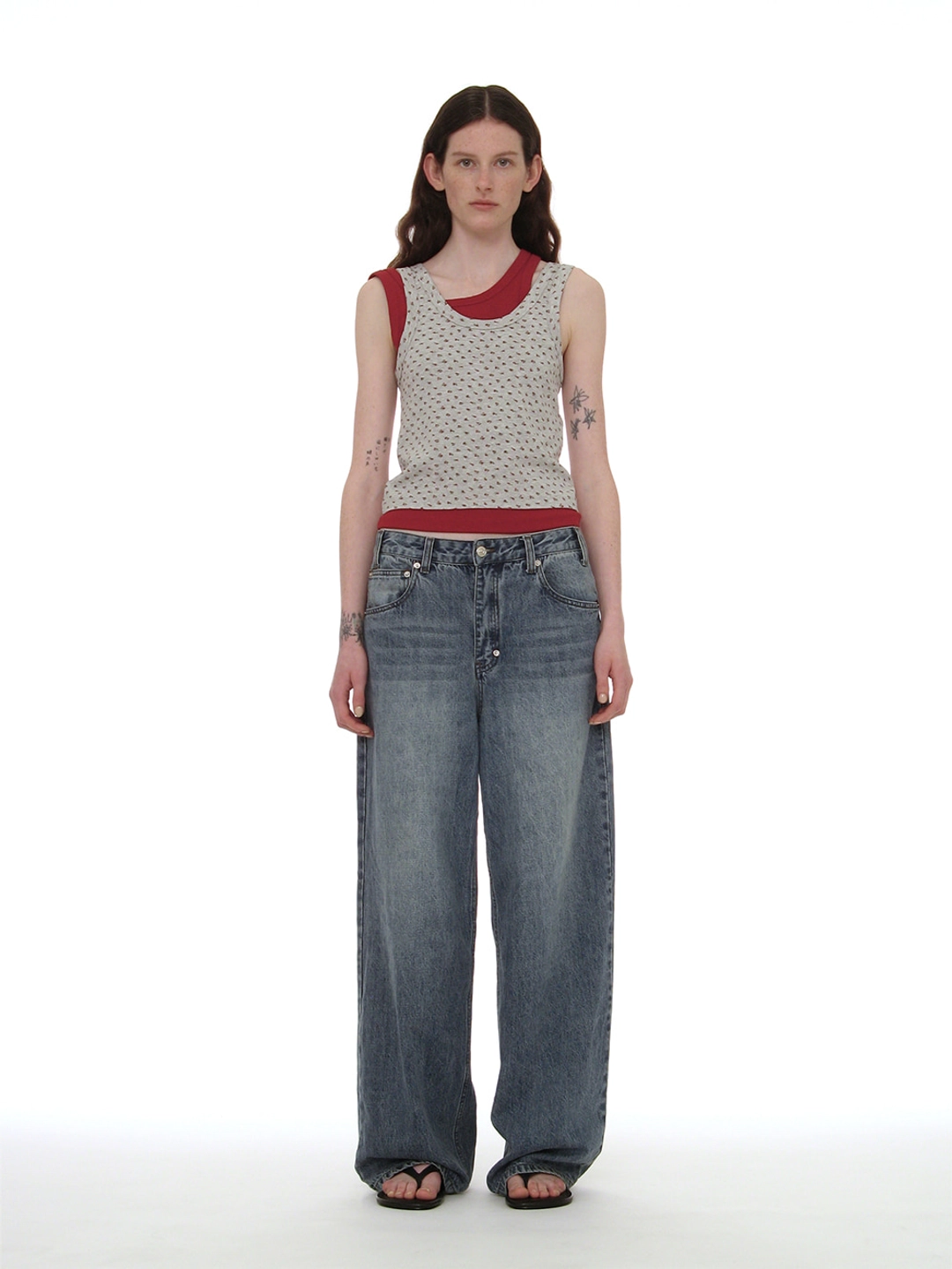 파르티멘토 [WOMEN] OVERLAY SLEEVELESS_FLORAL 상품 이미지 2