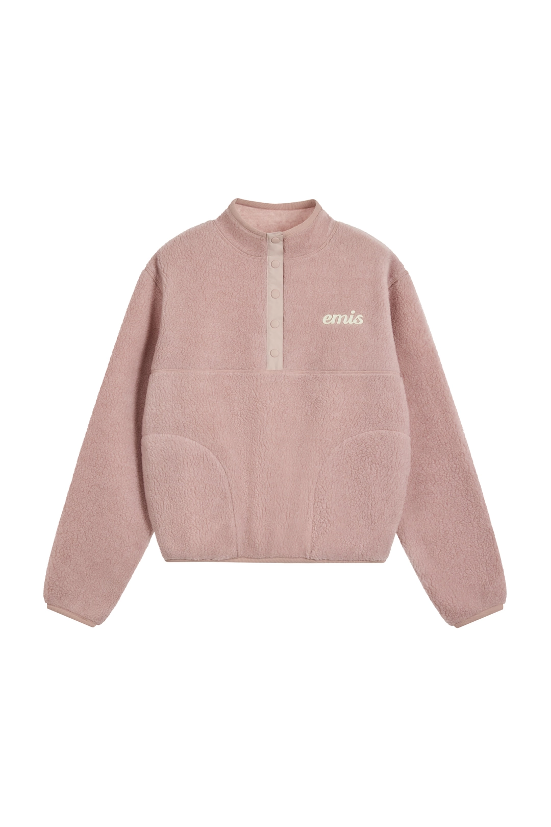 이미스 (W) HALF NECK FLEECE TOP-PINK 상품 이미지 1
