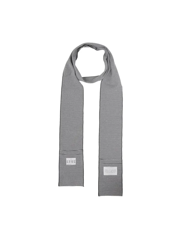 STRIPE POCKET SCARF [CHARCOAL]
