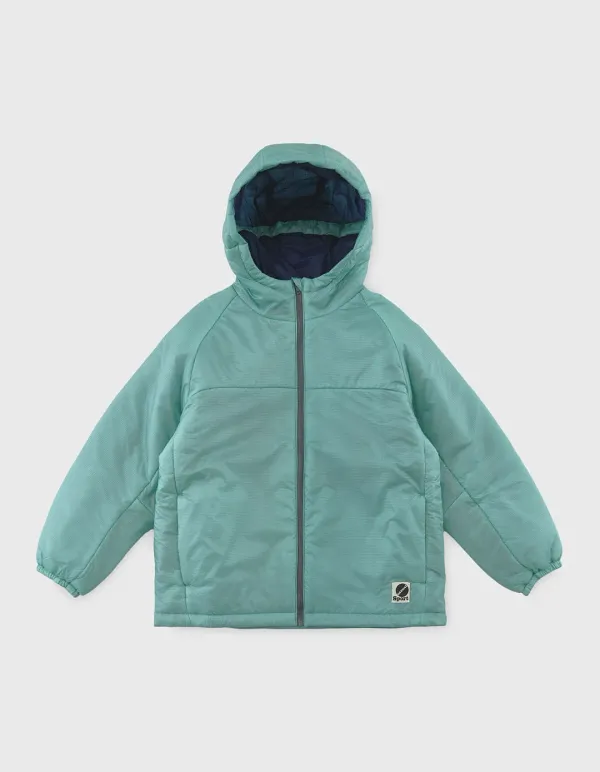CHILDREN PL RIPSTOP HOODED JACKET / Mint
