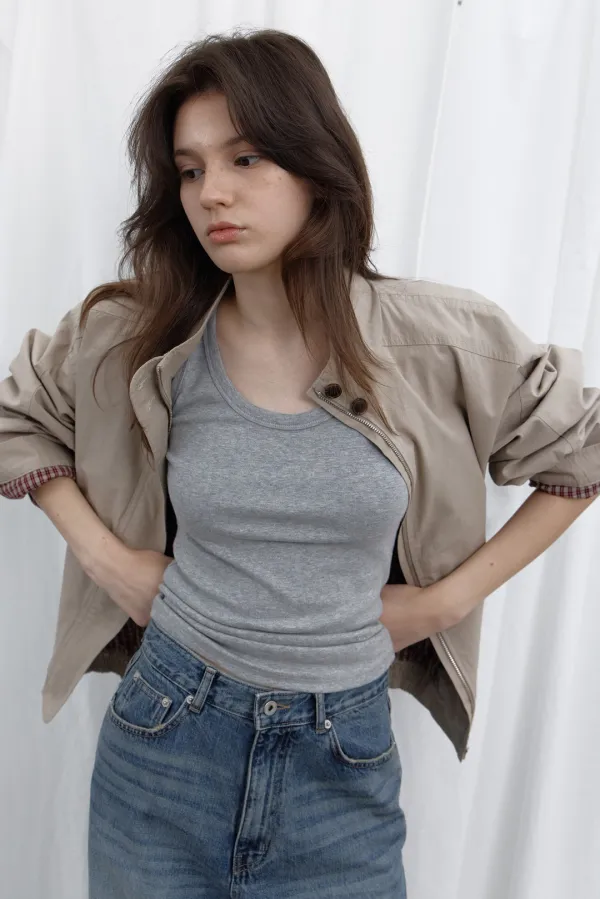 [7차] Momo basic sleeveless (gray)