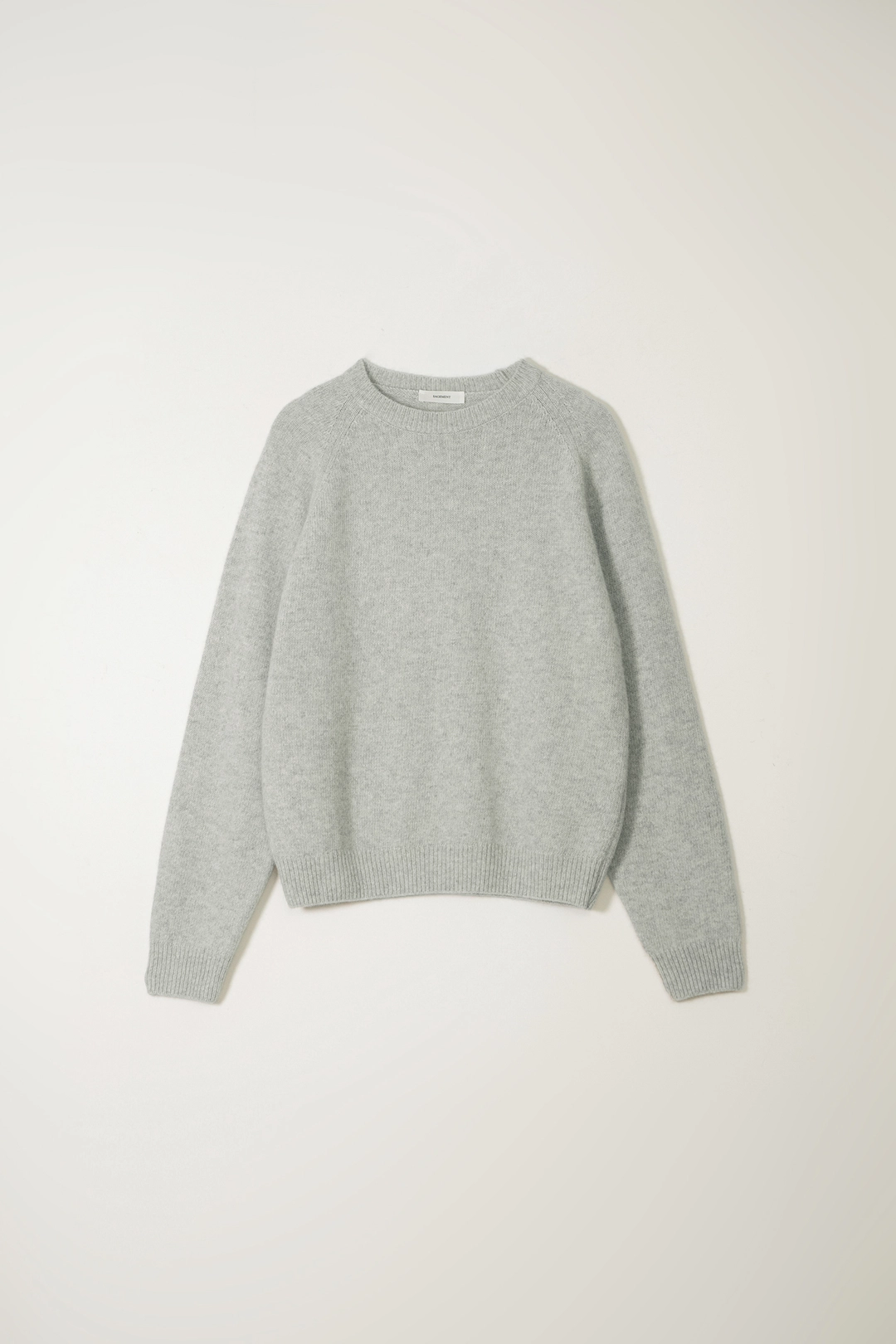 세이지먼트 KAFKA RACCOON RAGLAN KNIT_MELANGE 상품 이미지 1