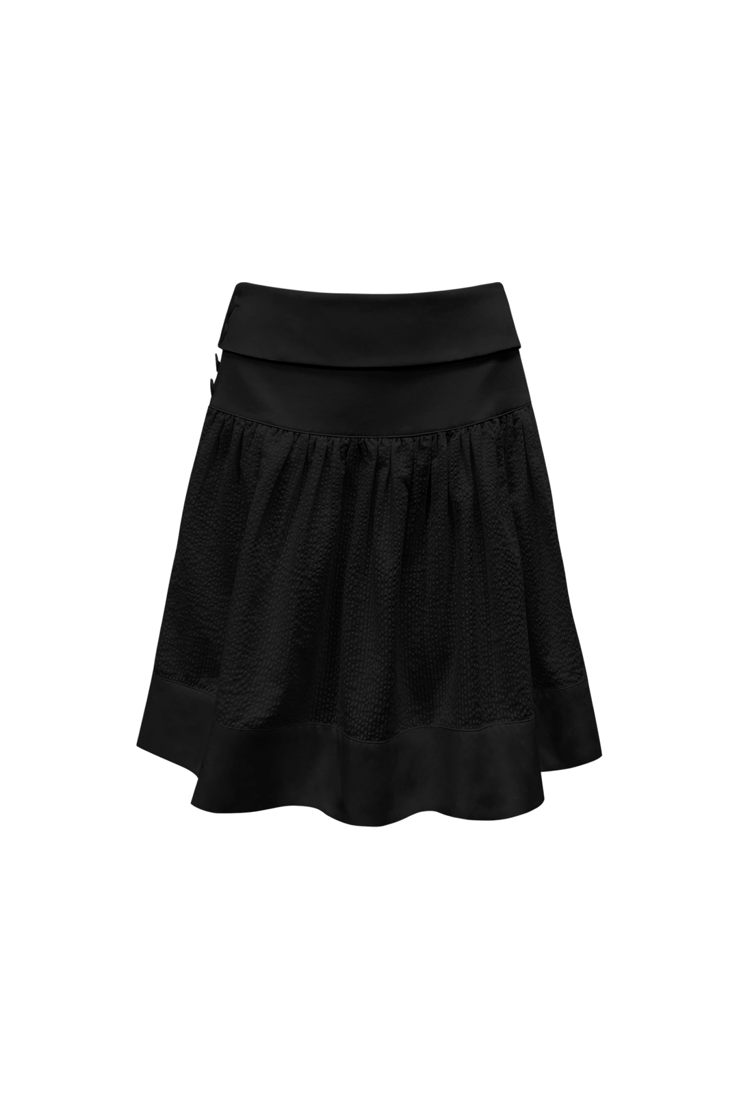 체메씨 BREEZE FOLD SKIRT (BLACK) 상품 이미지 1