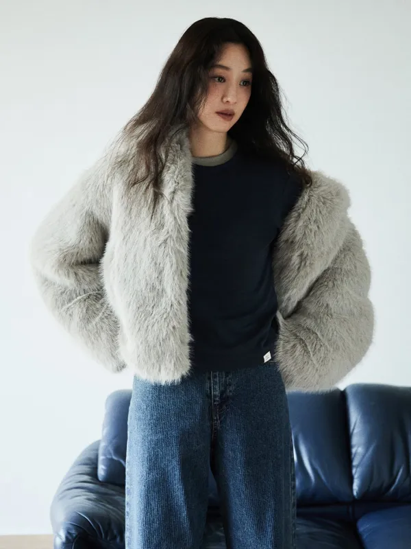 Faux Fur Short Jacket SF5WJ401-11