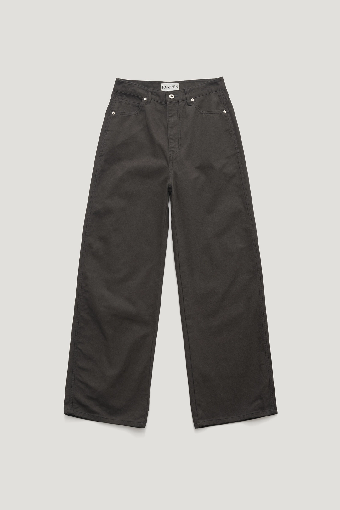 파르벵 TOCE STRAIGHT COTTON PANTS_CHARCOAL / ₩139,000 상품 이미지 1