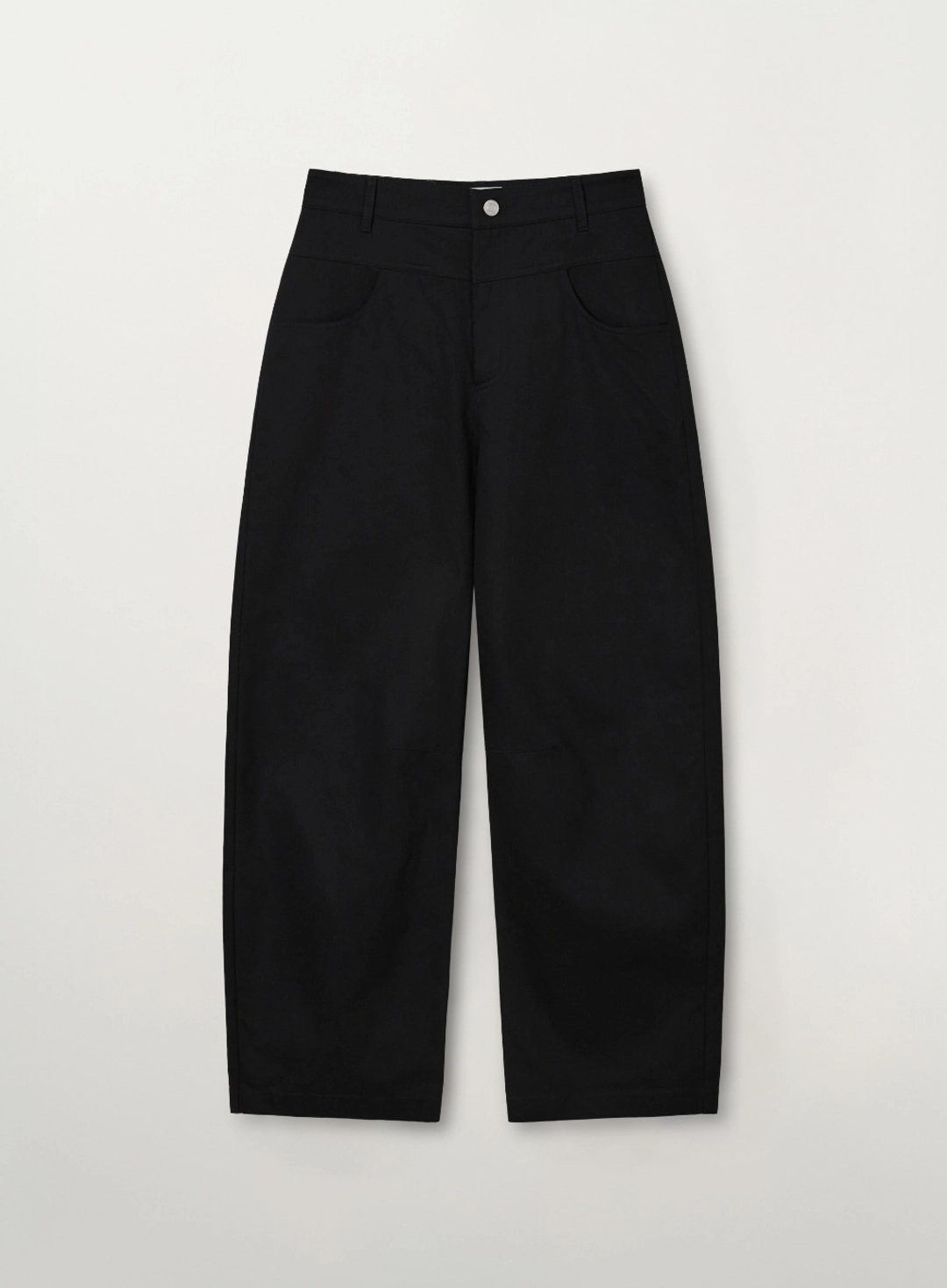 세터 [이민정 Pick] (W) Cotton Curved Pants - Black 상품 이미지 1