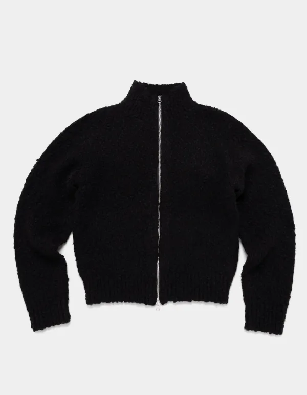 Cecily Zip-up Knit (Black)