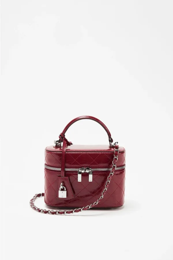 Vanity bag burgundy [12시 이전 결제 시 바로배송]