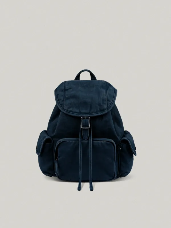 Fader Backpack Navy - Canvas페이더 백팩 - 캔버스