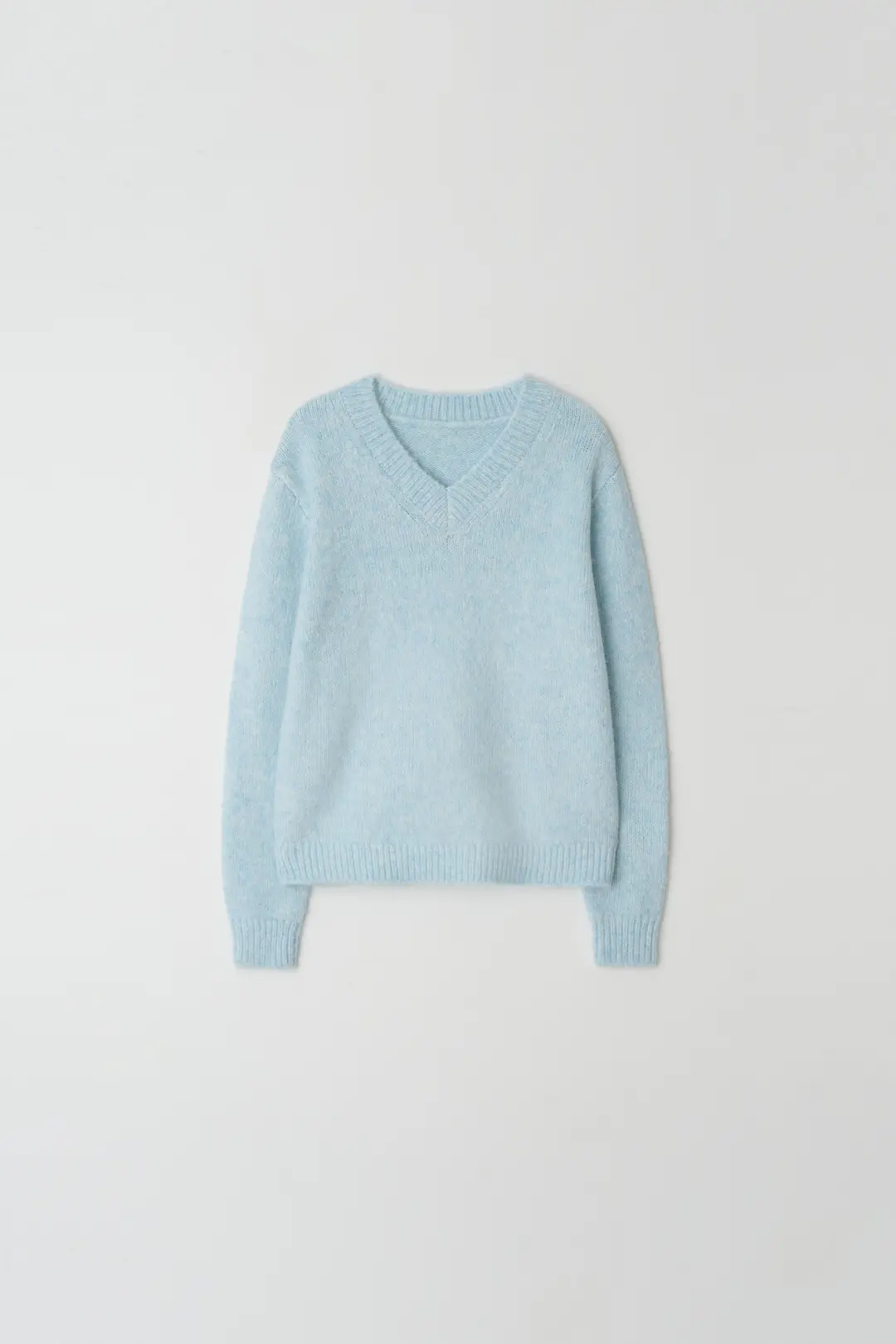 melange alpaca knit