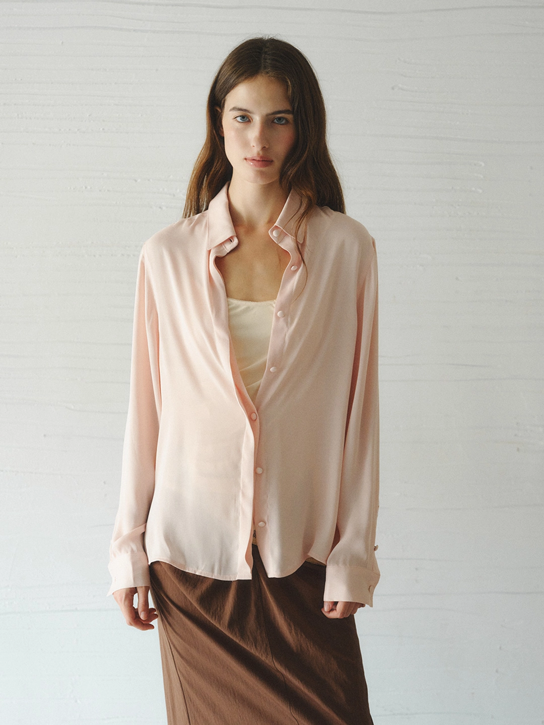 르니나 BLUENING soft blouse_pink 상품 이미지 1