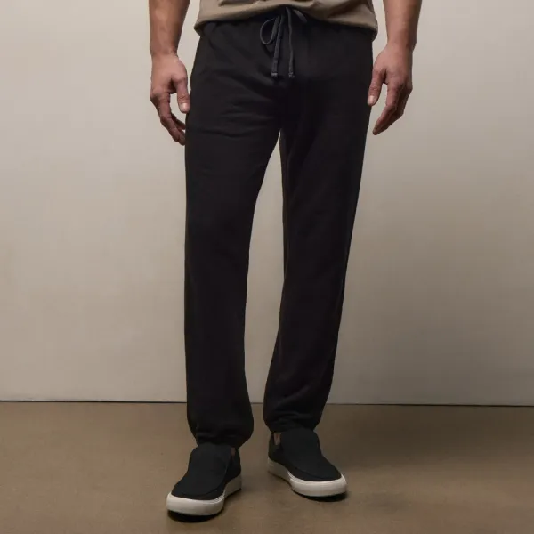 Vintage French Terry Sweatpant - Black