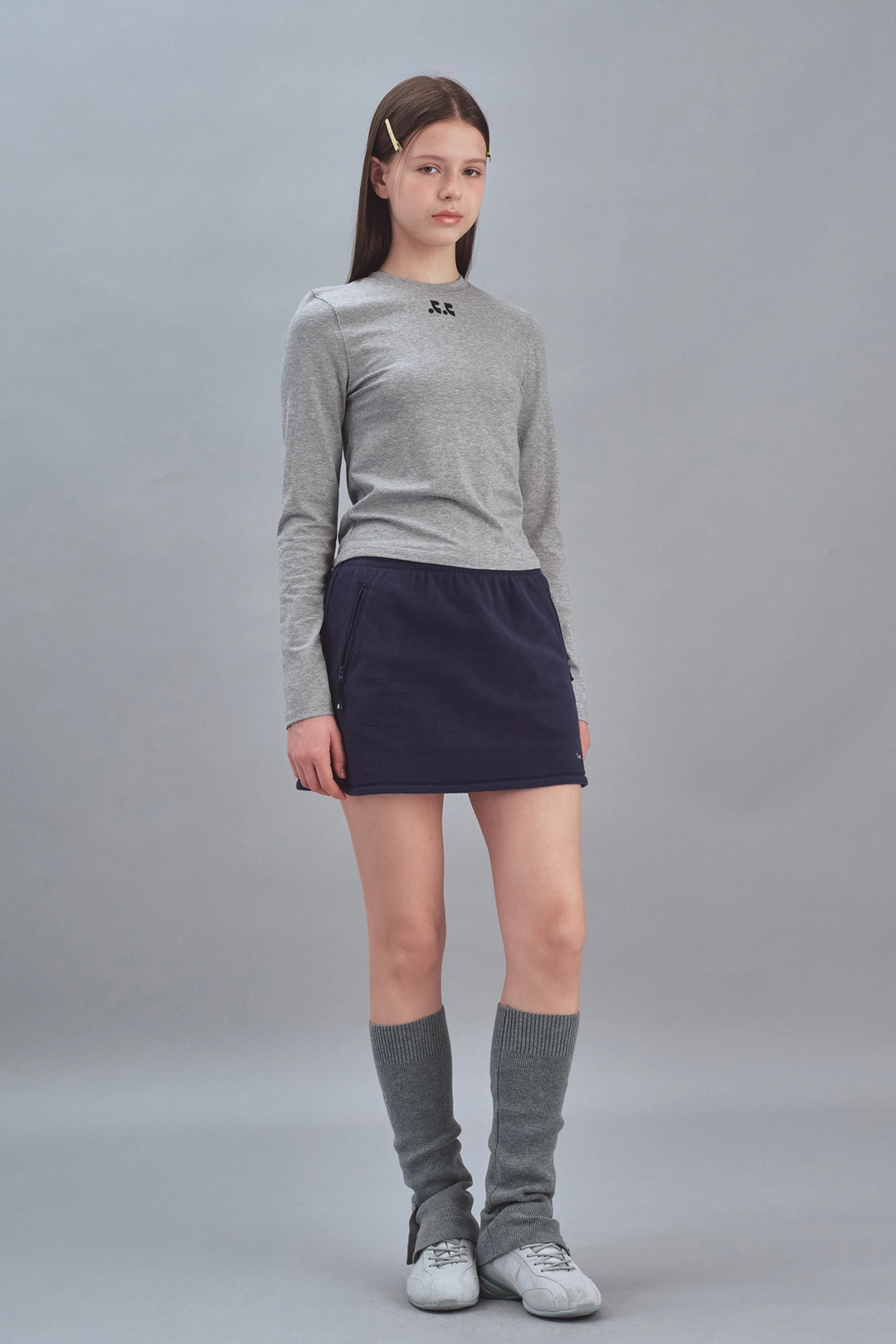 레스트앤레크레이션 BASIC LONG SLEEVE - GREY 상품 이미지 2