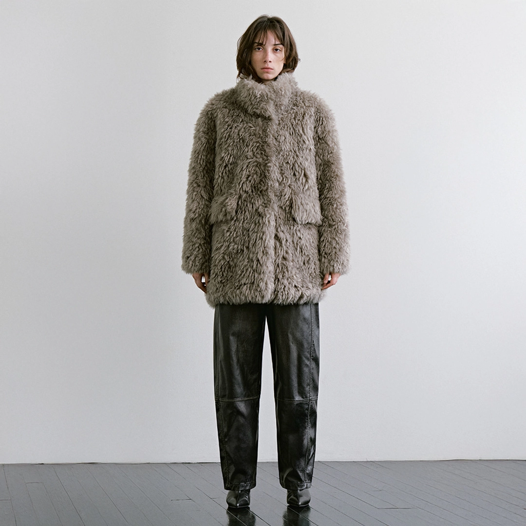 트리밍버드 Essential Fur Half Coat [ Beige ] 상품 이미지 2