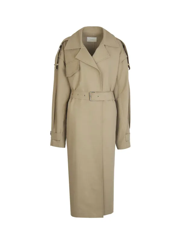 DETACHABLE TRENCH COAT (BEIGE)