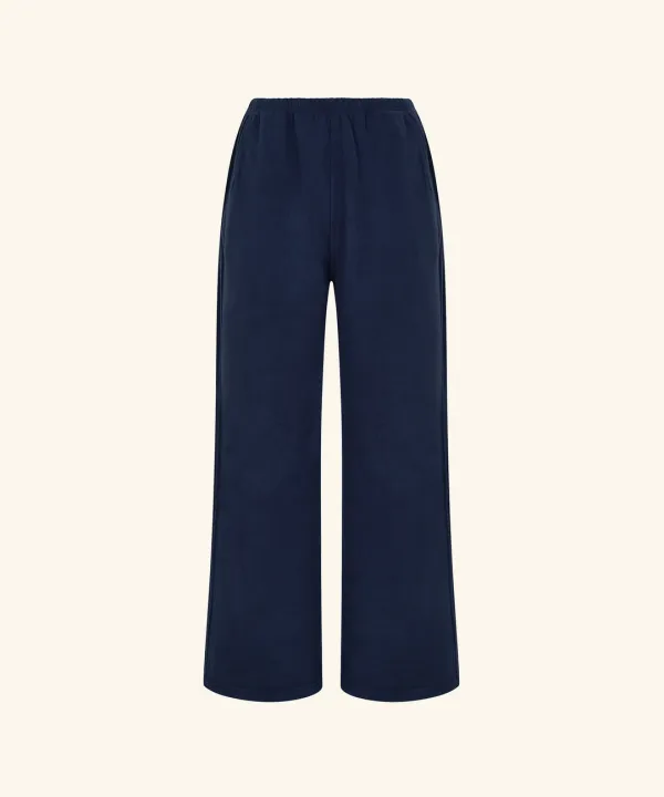 [9/22 11:00am Coming soon] Letters Mémoire Fleece Pants (Navy)
