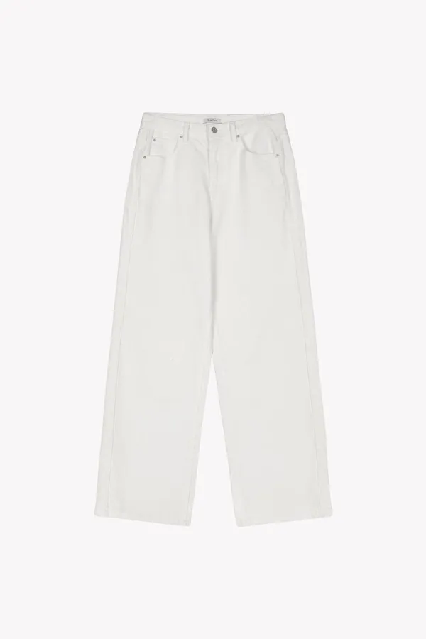 Clay Wide Denim (White)