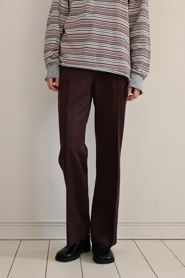 Bel suede pants (wine)