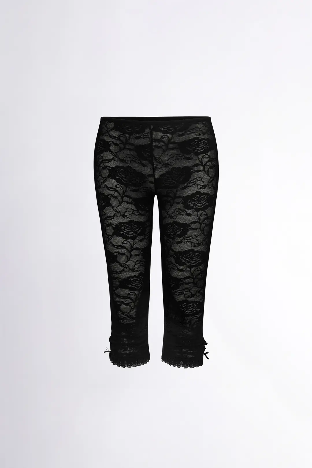스컬프터 90s Lace Leggings Black 상품 이미지 1