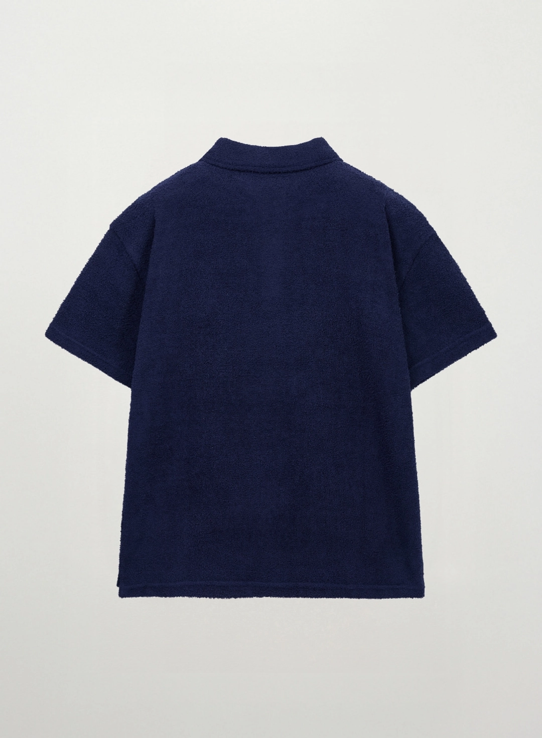 세터 Hairy Collar T-Shirt - Navy 상품 이미지 2