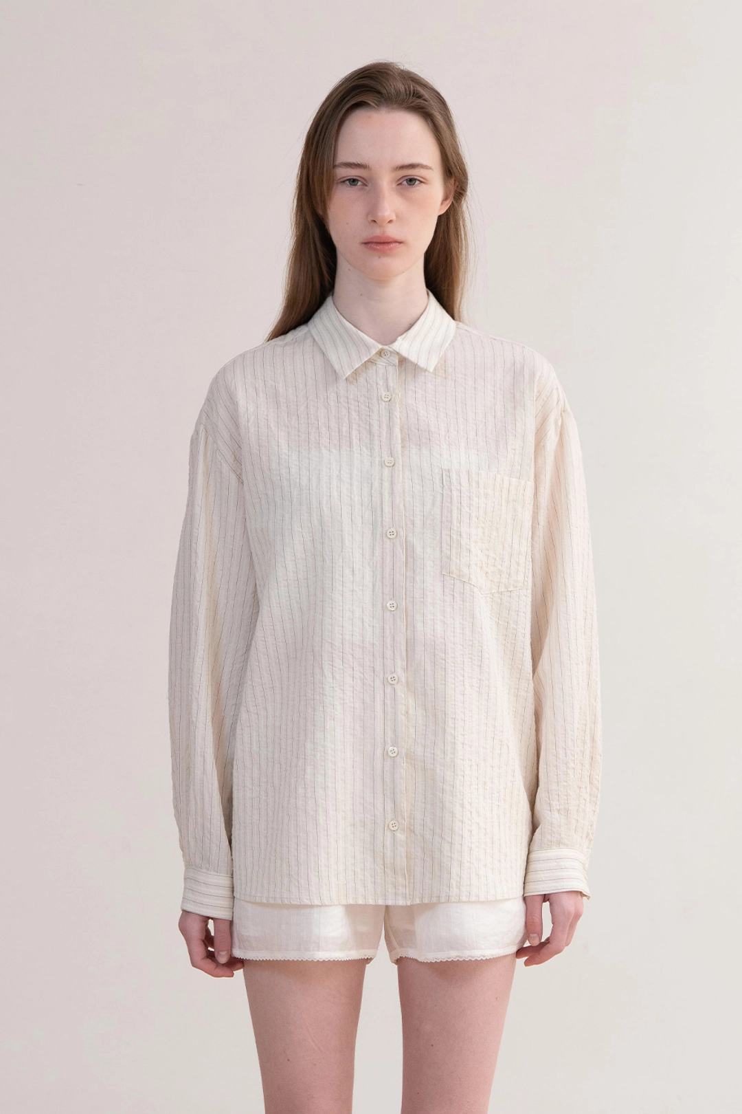 오브오브 Loe Stripe Shirts_Beige 상품 이미지 2