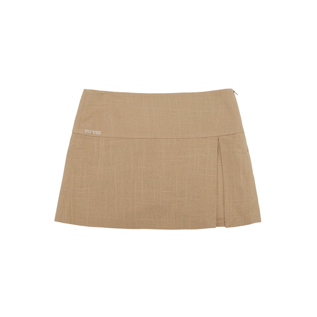 피브비 [2차] Mini Skirt (milk tea beige) 상품 이미지 1