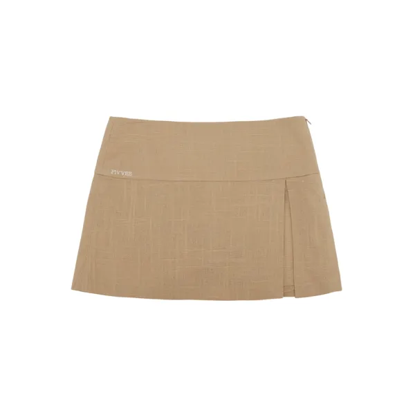 [2차] Mini Skirt (milk tea beige)