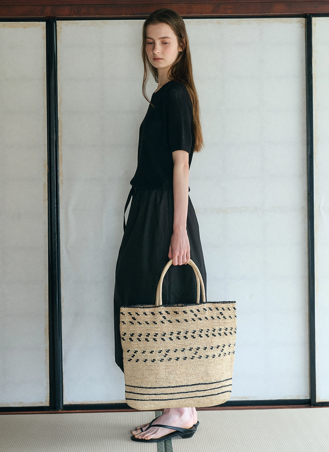 르닐 [Exclusive] Chelsea Rattan Bag 상품 이미지 2