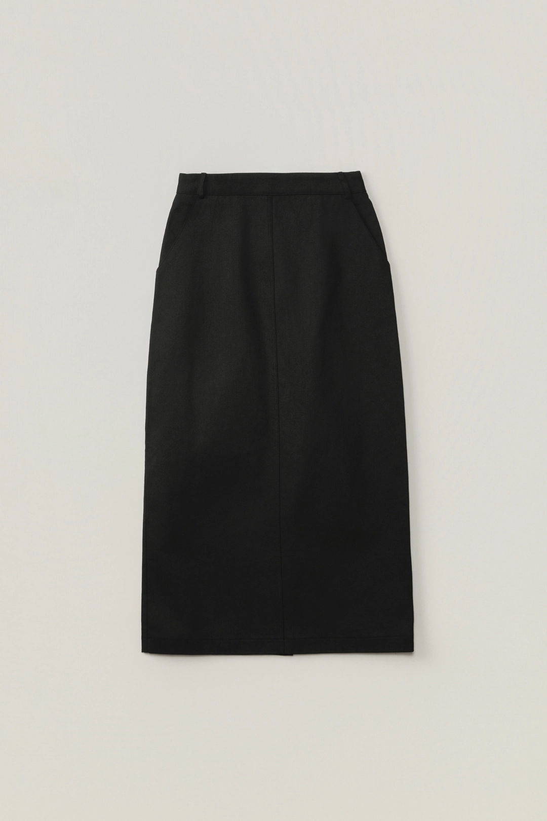 세이지먼트 GREDEN H-LINE LONG SKIRT_BLACK 상품 이미지 3