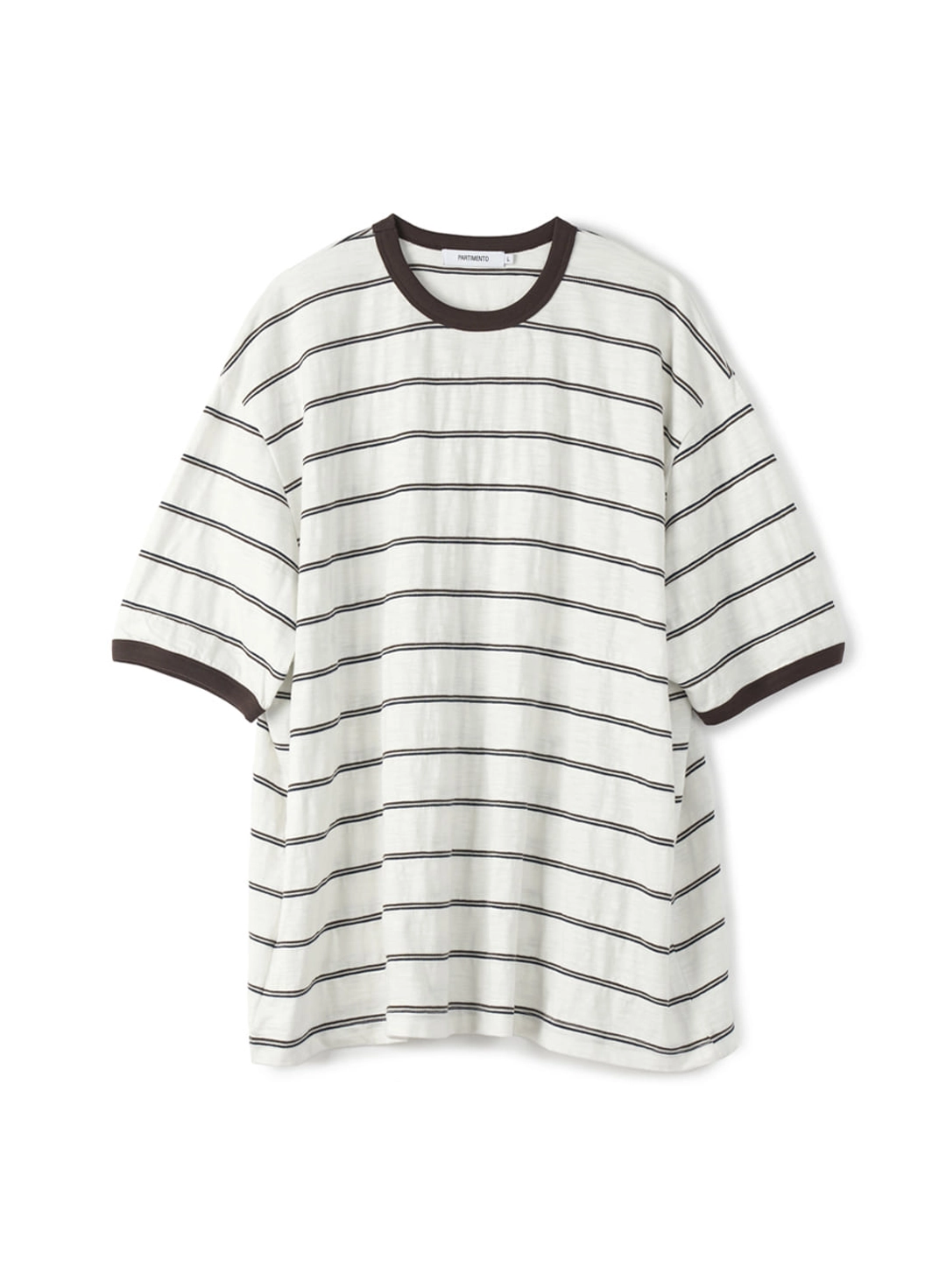 파르티멘토 Vintage Surf Stripe Tee_Ivory 상품 이미지 1